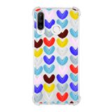 Printify Huawei P30 Lite Uyumlu Water Color 1 Baskılı Şeffaf Köşe Korumalı Antişok Kılıf
