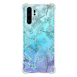 Printify Huawei P30 Pro Uyumlu Köşe Korumalı Antişok Kapak Su Yeşili Tasarımlı Şeffaf Kılıf