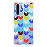 Printify Huawei P30 Pro Uyumlu Water Color 1 Baskılı Şeffaf Köşe Korumalı Antişok Kılıf