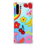 Printify Huawei P30 Pro Uyumlu Water Color 5 Baskılı Şeffaf Köşe Korumalı Antişok Kılıf