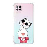 Printify Huawei P40 Lite Uyumlu Köşe Korumalı Antişok Kapak Coolcat Tasarımlı Şeffaf Kılıf