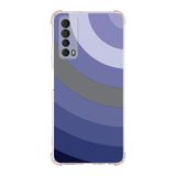 Printify Huawei PSmart 2021 Uyumlu Köşe Korumalı Antişok Kapak Renk Cümbüşü Tasarımlı Şeffaf Kılıf