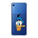 Printify Huawei Y6S Uyumlu Köşe Korumalı Antişok Kapak Donald Duck Tasarımlı Şeffaf Kılıf