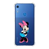 Printify Huawei Y6S Uyumlu Köşe Korumalı Antişok Kapak Minnie Mouse Tasarımlı Şeffaf Kılıf