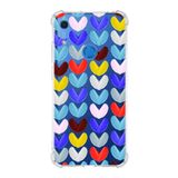 Printify Huawei Y6S Uyumlu Water Color 1 Baskılı Şeffaf Köşe Korumalı Antişok Kılıf