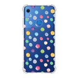 Printify Huawei Y6S Uyumlu Water Color 6 Baskılı Şeffaf Köşe Korumalı Antişok Kılıf