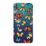 PrintiFy Huawei Y7 2019 ile Uyumlu Water Color 2 Kamera Korumalı Şeffaf Kılıf