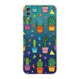 PrintiFy Huawei Y7 2019 ile Uyumlu Water Color 4 Kamera Korumalı Şeffaf Kılıf