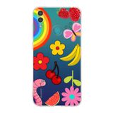 PrintiFy Huawei Y7 2019 ile Uyumlu Water Color 5 Kamera Korumalı Şeffaf Kılıf