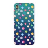 PrintiFy Huawei Y7 2019 ile Uyumlu Water Color 6 Kamera Korumalı Şeffaf Kılıf