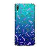Printify Huawei Y7 2019 Uyumlu Water Color 3 Baskılı Şeffaf Köşe Korumalı Antişok Kılıf