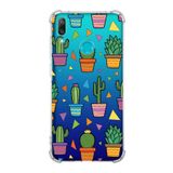 Printify Huawei Y7 2019 Uyumlu Water Color 4 Baskılı Şeffaf Köşe Korumalı Antişok Kılıf