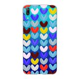 PrintiFy Huawei Y7 Pro 2019 ile Uyumlu 1mm Slim Fit Water Color 1 Baskılı Şeffaf Kılıf
