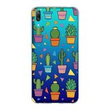 PrintiFy Huawei Y7 Pro 2019 ile Uyumlu 1mm Slim Fit Water Color 4 Baskılı Şeffaf Kılıf