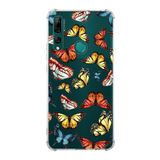 Printify Huawei Y9 Prime 2019 Uyumlu Water Color 2 Baskılı Şeffaf Köşe Korumalı Antişok Kılıf
