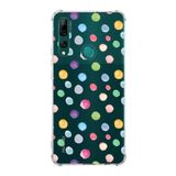 Printify Huawei Y9 Prime 2019 Uyumlu Water Color 6 Baskılı Şeffaf Köşe Korumalı Antişok Kılıf