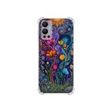 PrintiFy İnfinix Hot 12 ile Uyumlu Düşlerin Dansı serisi Rüyalar Ötesi Tasarımlı Uv Baskılı Köşe Korumalı Antişok Kılıf