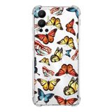 PrintiFy İnfinix Hot 12 Uyumlu Water Color 2 Baskılı Şeffaf Köşe Korumalı Antişok Kılıf