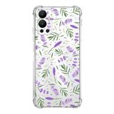 PrintiFy İnfinix Hot 12 Uyumlu Water Color 3 Baskılı Şeffaf Köşe Korumalı Antişok Kılıf