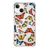 Printify iPhone 13 Mini Uyumlu Water Color 2 Baskılı Şeffaf Köşe Korumalı Antişok Kılıf