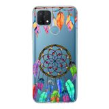 PrintiFy Oppo A15S ile Uyumlu 1mm Slim Fit Nazar Boncuğu 6 Baskılı Şeffaf Kılıf