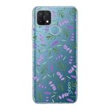 PrintiFy Oppo A15S ile Uyumlu 1mm Slim Fit Water Color 3 Baskılı Şeffaf Kılıf