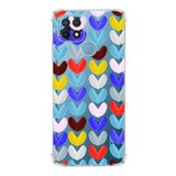 PrintiFy Oppo A15S Uyumlu Water Color 1 Baskılı Şeffaf Köşe Korumalı Antişok Kılıf