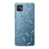 PrintiFy Oppo A15S Uyumlu Water Color 3 Baskılı Şeffaf Köşe Korumalı Antişok Kılıf