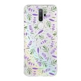 PrintiFy Oppo A5 2020 ile Uyumlu 1mm Slim Fit Water Color 3 Baskılı Şeffaf Kılıf