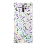 PrintiFy Oppo A5 2020 Uyumlu Water Color 3 Baskılı Şeffaf Köşe Korumalı Antişok Kılıf