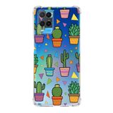PrintiFy Oppo A54 4G Uyumlu Water Color 4 Baskılı Şeffaf Köşe Korumalı Antişok Kılıf