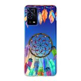 PrintiFy Oppo A55 ile Uyumlu 1mm Slim Fit Nazar Boncuğu 6 Baskılı Şeffaf Kılıf