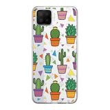 PrintiFy Oppo A73 ile Uyumlu 1mm Slim Fit Water Color 4 Baskılı Şeffaf Kılıf