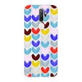 PrintiFy Oppo A9 2020 ile Uyumlu 1mm Slim Fit Water Color 1 Baskılı Şeffaf Kılıf