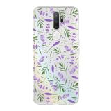 PrintiFy Oppo A9 2020 ile Uyumlu 1mm Slim Fit Water Color 3 Baskılı Şeffaf Kılıf