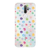 PrintiFy Oppo A9 2020 ile Uyumlu 1mm Slim Fit Water Color 6 Baskılı Şeffaf Kılıf