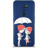PrintiFy Oppo A9 2020 Uyumlu Lansman Kılıf Aşk Tasarımlı İçi Kadife Kapak lacivert