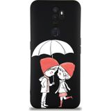 PrintiFy Oppo A9 2020 Uyumlu Lansman Kılıf Aşk Tasarımlı İçi Kadife Kapak siyah
