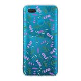 PrintiFy Oppo AX7 ile Uyumlu 1mm Slim Fit Water Color 3 Baskılı Şeffaf Kılıf