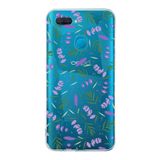 PrintiFy Oppo AX7 ile Uyumlu Water Color 3 Kamera Korumalı Şeffaf Kılıf