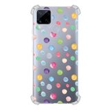 PrintiFy Oppo Realme C15 ile Uyumlu Water Color 6 Kamera Korumalı Şeffaf Kılıf