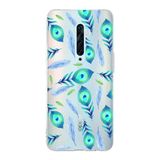 PrintiFy Oppo Reno 2Z ile Uyumlu 1mm Slim Fit Nazar Boncuğu 3 Baskılı Şeffaf Kılıf