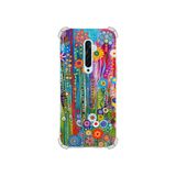 PrintiFy Oppo Reno 2z ile Uyumlu Düşlerin Dansı serisi Folklorik Bahçe Tasarımlı Uv Baskılı Köşe Korumalı Antişok Kılıf
