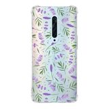 PrintiFy Oppo Reno 2Z Uyumlu Water Color 3 Baskılı Şeffaf Köşe Korumalı Antişok Kılıf