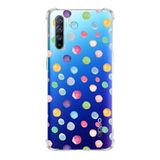 PrintiFy Oppo Reno 3 Uyumlu Water Color 6 Baskılı Şeffaf Köşe Korumalı Antişok Kılıf
