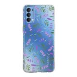 PrintiFy Oppo Reno 4 ile Uyumlu 1mm Slim Fit Water Color 3 Baskılı Şeffaf Kılıf