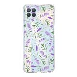 PrintiFy Oppo Reno 4 Lite ile Uyumlu Water Color 3 Kamera Korumalı Şeffaf Kılıf