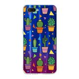 PrintiFy Oppo RX17 Neo ile Uyumlu 1mm Slim Fit Water Color 4 Baskılı Şeffaf Kılıf