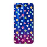 PrintiFy Oppo RX17 Neo ile Uyumlu 1mm Slim Fit Water Color 6 Baskılı Şeffaf Kılıf