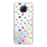 PrintiFy Poco F2 Pro ile Uyumlu Water Color 6 Kamera Korumalı Şeffaf Kılıf